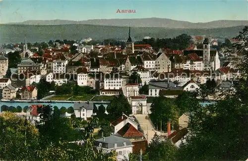 AK / Ansichtskarte Aarau_AG Panorama  Aarau_AG