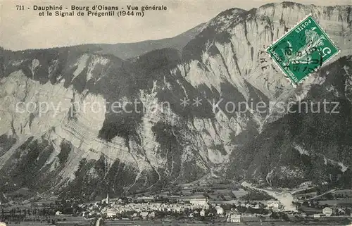 AK / Ansichtskarte Bourg d_Oisans_Le Fliegeraufnahme et le Signal de Pregentil Bourg d_Oisans_Le