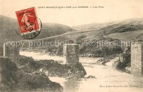 AK / Ansichtskarte Saint_Maurice_sur_Loire Les Piles Paysage Saint_Maurice_sur_Loire