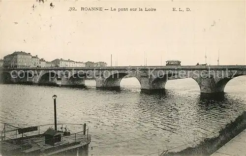 AK / Ansichtskarte Roanne_Loire Pont sur la Loire Roanne Loire