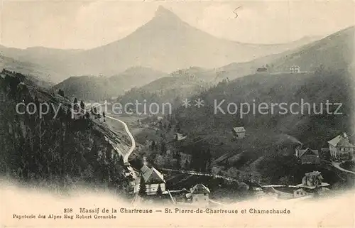AK / Ansichtskarte Saint Pierre de Chartreuse Panorama Massif de la Chartreuse Mont Chamechaude Alpes Saint Pierre de Chartreuse