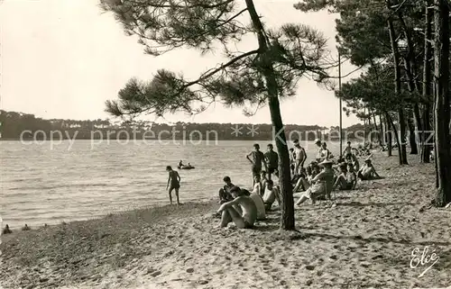 AK / Ansichtskarte Hossegor_Soorts_Landes La plage au lac Hossegor_Soorts_Landes