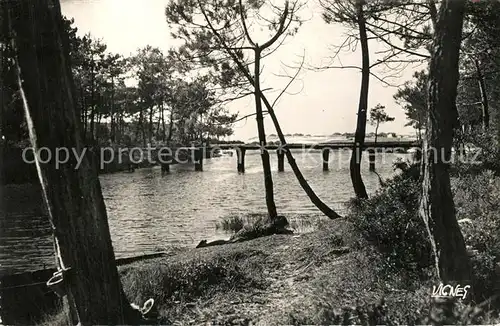 AK / Ansichtskarte Vieux Boucau les Bains Le Courant Pont Vieux Boucau les Bains