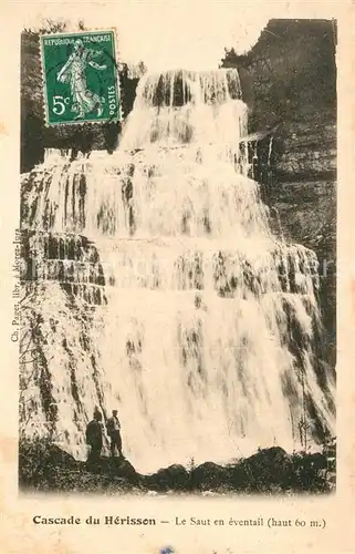 AK / Ansichtskarte Herisson_Jura Le Saut en eventail Cascade Herisson Jura