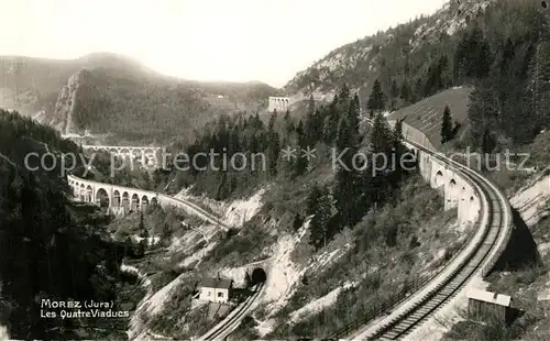 AK / Ansichtskarte Morez Les quatres viaducs Chemin de fer Morez