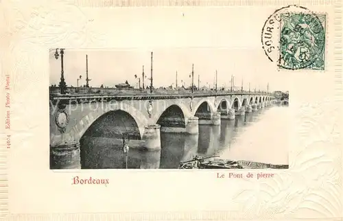 Bordeaux Le Pont de pierre Bordeaux