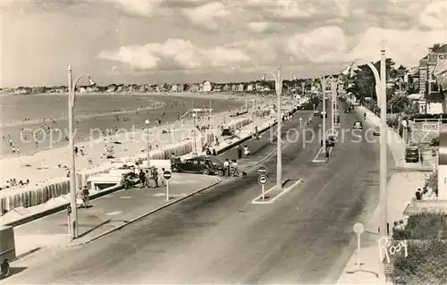 AK / Ansichtskarte Pornichet Promenade et plage vers La Baule Pornichet