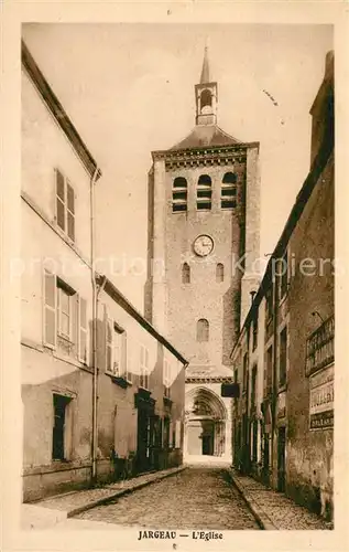 AK / Ansichtskarte Jargeau_Loiret Eglise Jargeau Loiret