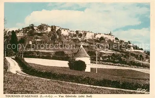 Tournon d_Agenais Vue generale Tournon d Agenais