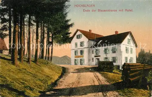 Hochblauen Ende Blauenstrasse Hotel Hochblauen