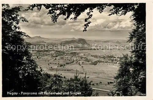 Hegau_Hilzingen Panorama Hohentwiel Singen Hegau Hilzingen