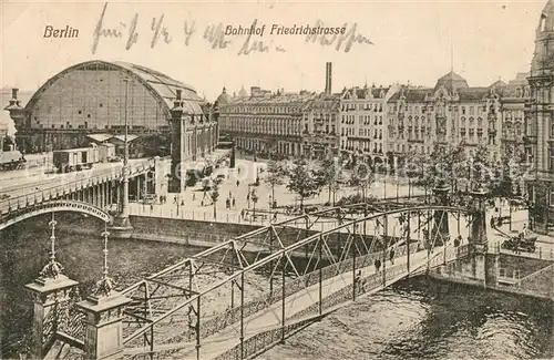 AK / Ansichtskarte Berlin Bahnhof Friedrichstrasse Berlin