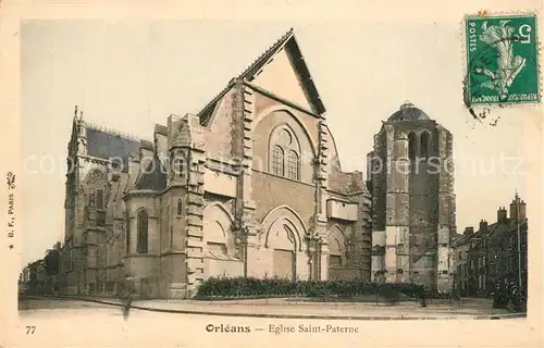 AK / Ansichtskarte Orleans_Loiret Eglise Saint Paterne Orleans_Loiret