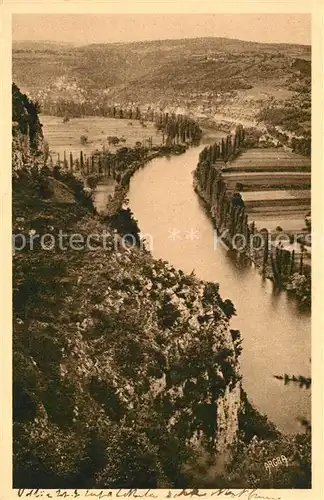 AK / Ansichtskarte Montbrun_Lot Le saut de la Mouline Panorama Vallee du Lot Montbrun Lot