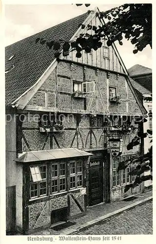 AK / Ansichtskarte Rendsburg Wallenstein Haus Rendsburg