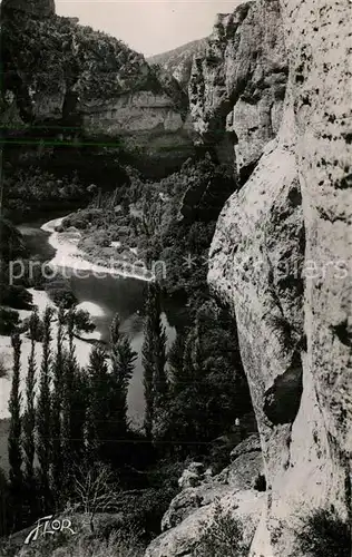 AK / Ansichtskarte Lozere_Region Les Gorges du Tarn Cirque des Baumes Lozere Region