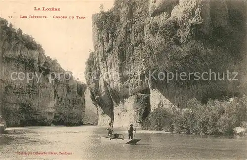 AK / Ansichtskarte Gorges_du_Tarn Les Detroits Gorges_du_Tarn