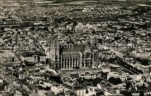 AK / Ansichtskarte Reims_Champagne_Ardenne Cathedrale vue aerienne Reims_Champagne_Ardenne