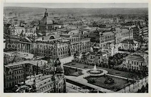 AK / Ansichtskarte Leipzig Reichsgericht Stadtpanorama Leipzig