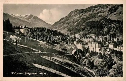 AK / Ansichtskarte Badgastein Panorama Badgastein