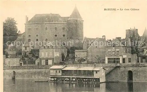 AK / Ansichtskarte Mayenne Vieux Chateau Mayenne