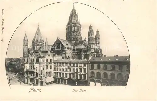 AK / Ansichtskarte Mainz_Rhein Dom Mainz Rhein