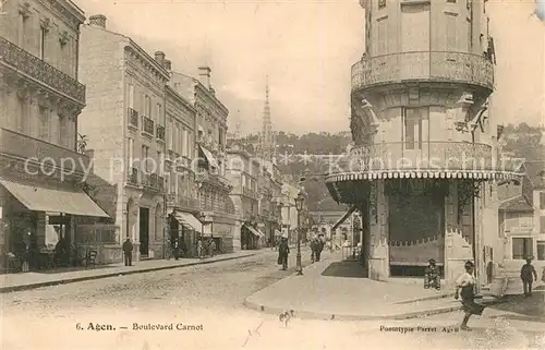 AK / Ansichtskarte Agen_Lot_et_Garonne Boulevard Carnot Agen_Lot_et_Garonne