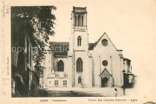 AK / Ansichtskarte Agen_Lot_et_Garonne Cathedrale Agen_Lot_et_Garonne