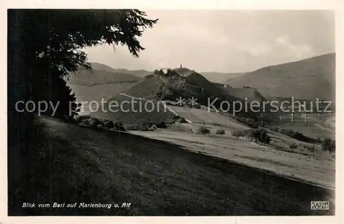 AK / Ansichtskarte Barl Klosterruine Marienburg an der Mosel Barl