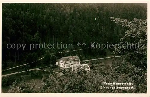 AK / Ansichtskarte Lierbach Haus Wasserfall Lierbach