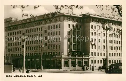 AK / Ansichtskarte Berlin Stalinallee Block C S?d Berlin