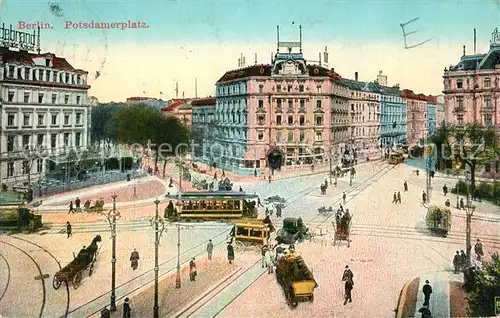 AK / Ansichtskarte Berlin Potsdamerplatz Strassenbahn  Berlin