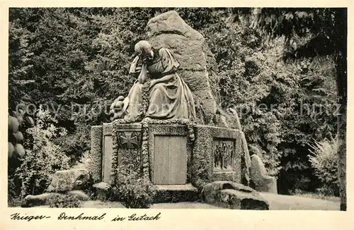 AK / Ansichtskarte Gutach_Breisgau Krieger Denkmal Gutach Breisgau