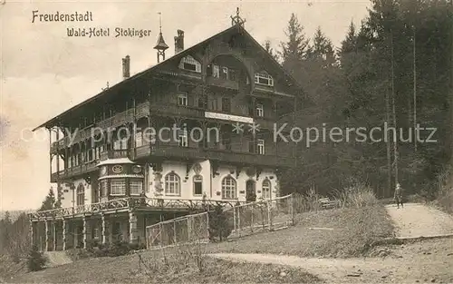 AK / Ansichtskarte Freudenstadt Wald Hotel Stokinger Freudenstadt