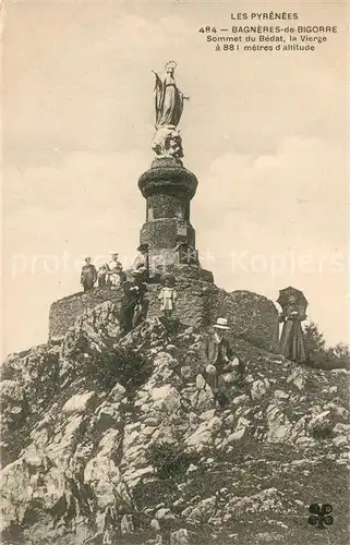 AK / Ansichtskarte Bagneres de Bigorre Sommet du Bedat la Vierge Bagneres de Bigorre