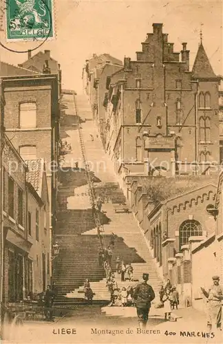 AK / Ansichtskarte Liege_Luettich Montagne de Bueren Liege Luettich