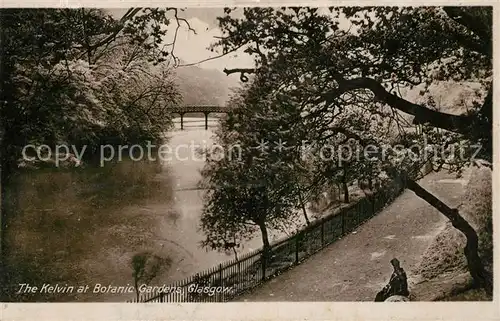 AK / Ansichtskarte Glasgow The Kelvin at Botanic Gardens Glasgow