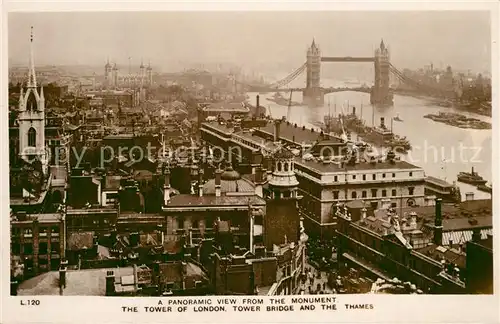 London The Tower of London Tower Bridge and the Thames London