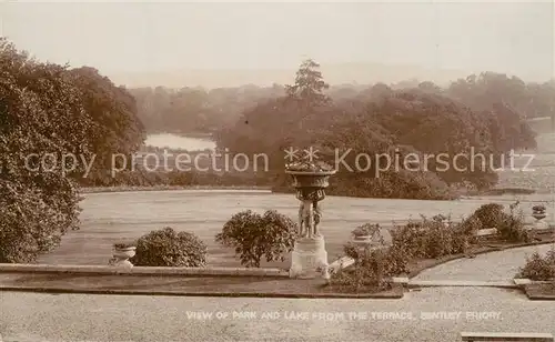 Bentley_UK View of Park an Lake from the Terracs 