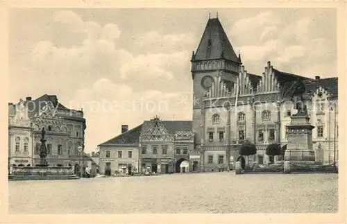 Tabor_Suedboehmen Namesti Marktplatz Denkmal Tabor Suedboehmen