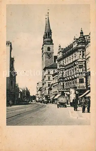 Magdeburg Breiter Weg mit Katharinenkirche Magdeburg