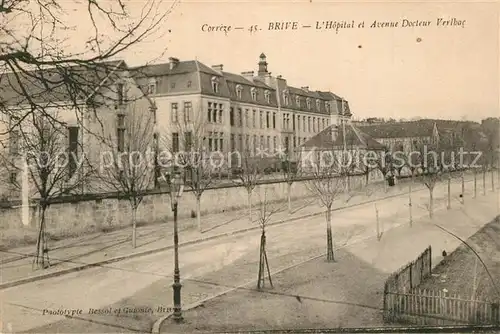 AK / Ansichtskarte Brive_Correze Hopital Avenue Docteur Verlbac Brive Correze