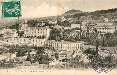 AK / Ansichtskarte Royat_les_Bains Les Villas les Hotels Royat_les_Bains