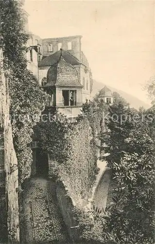 Heidelberg_Neckar Schlossaltan Blick vom achteckigen Turm Heidelberg Neckar