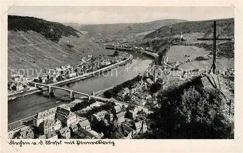 Cochem_Mosel Fliegeraufnahme Cochem Mosel