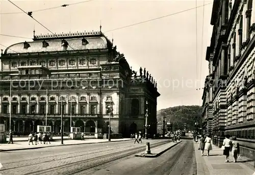 AK / Ansichtskarte Praha_Prahy_Prague Narodni divadlo Nationaltheater Praha_Prahy_Prague