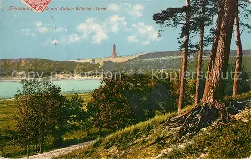 AK / Ansichtskarte Grunewald_Berlin Kaiser Wilhelm Turm Grunewald Berlin