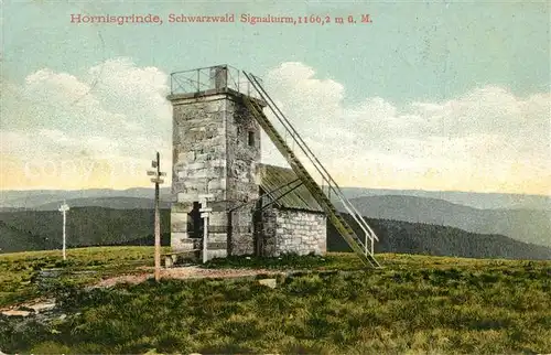 AK / Ansichtskarte Hornisgrinde Signalturm Hornisgrinde