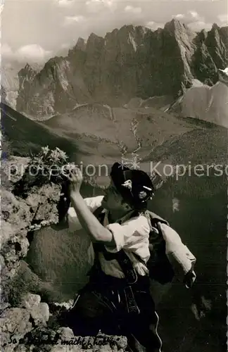 AK / Ansichtskarte Bergsteigen_Klettern Edelweiss 