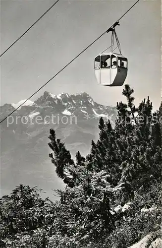 AK / Ansichtskarte Seilbahn Leysin Telepherique de la Berneuse Dents du Midi Seilbahn